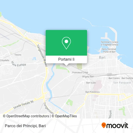 Mappa Parco dei Principi