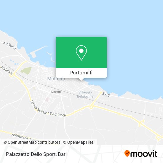 Mappa Palazzetto Dello Sport