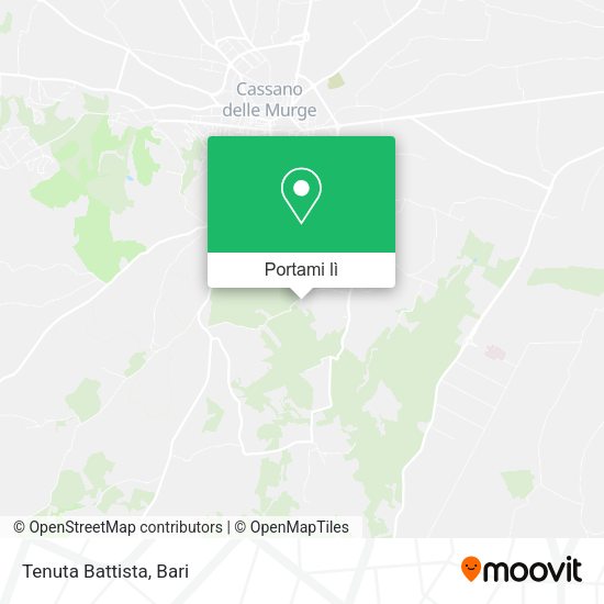 Mappa Tenuta Battista