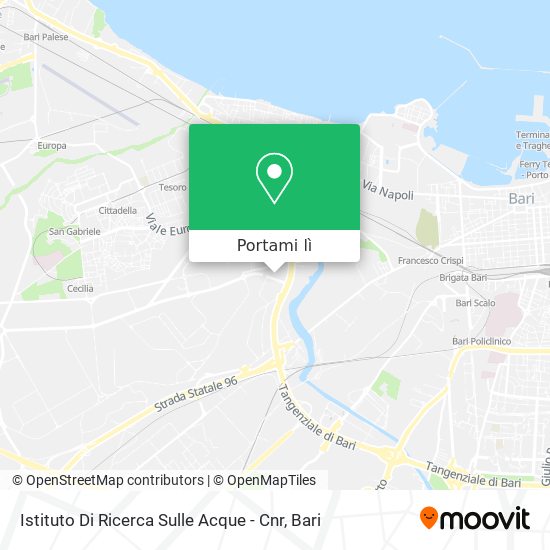 Mappa Istituto Di Ricerca Sulle Acque - Cnr