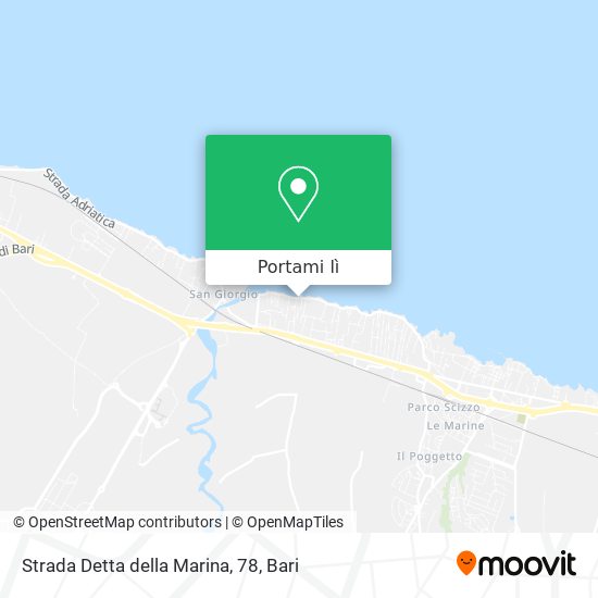 Mappa Strada Detta della Marina, 78
