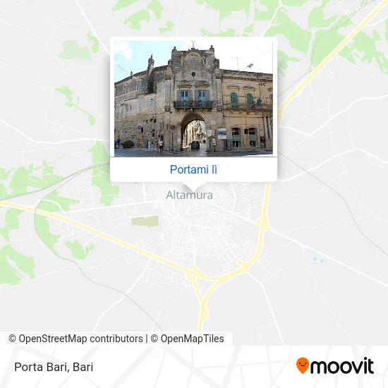 Mappa Porta Bari