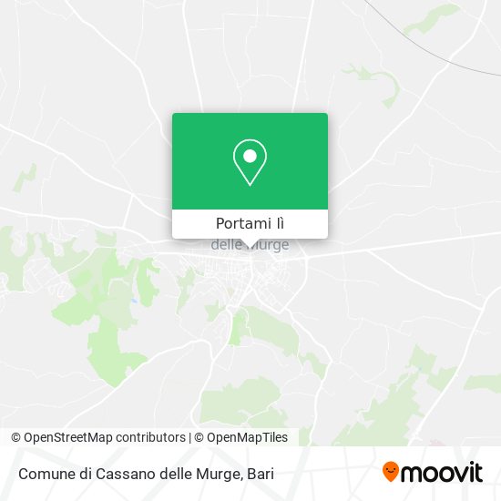 Mappa Comune di Cassano delle Murge