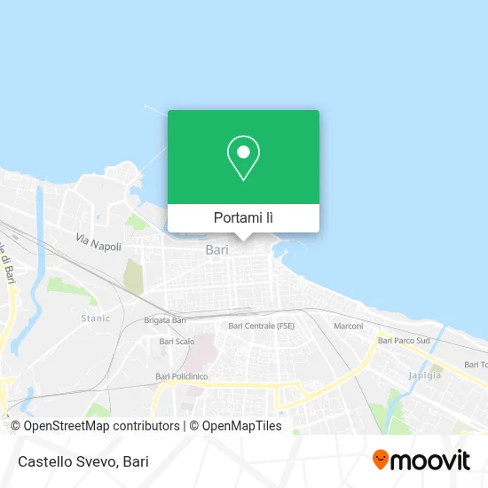 Mappa Castello Svevo