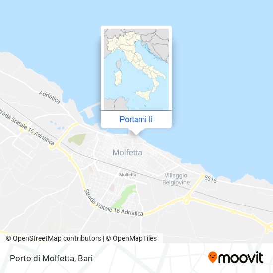 Mappa Porto di Molfetta