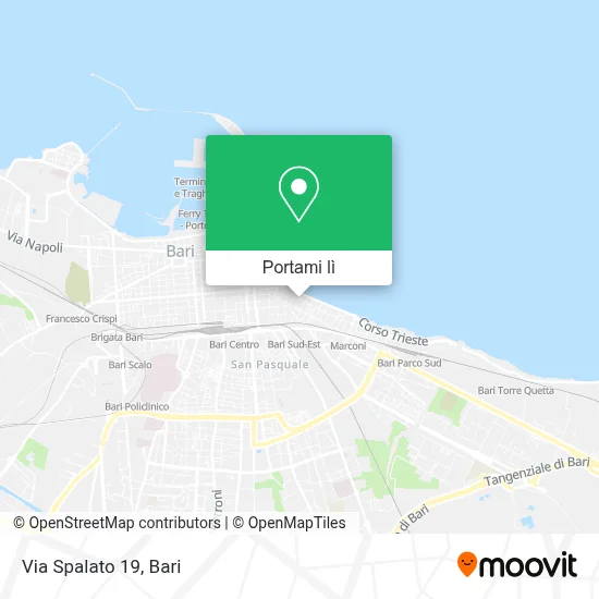 Mappa Via Spalato  19