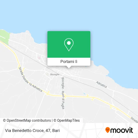 Mappa Via Benedetto Croce, 47