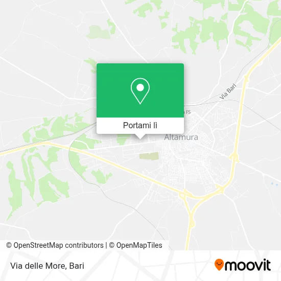 Mappa Via delle More