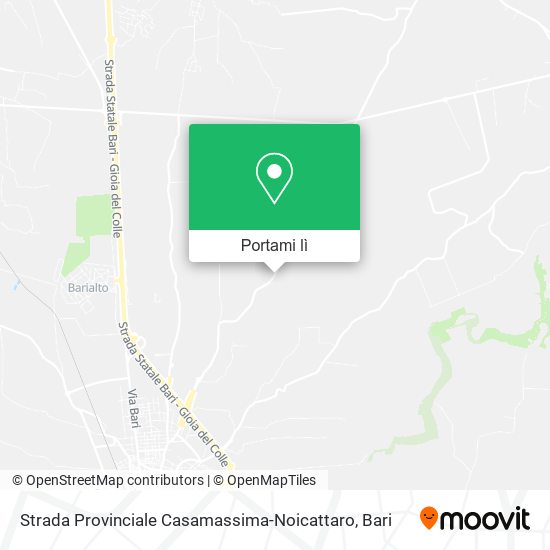 Mappa Strada Provinciale Casamassima-Noicattaro