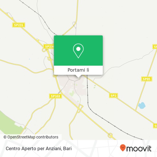 Mappa Centro Aperto per Anziani