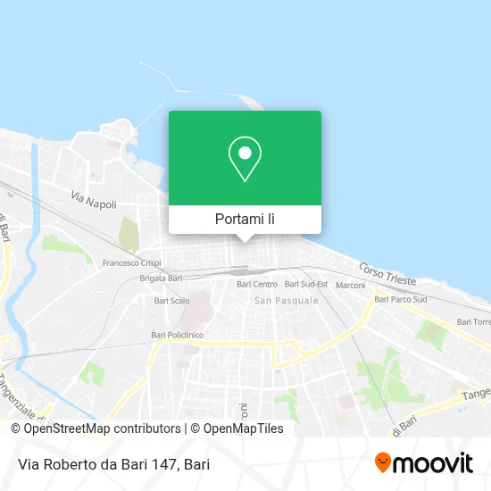 Mappa Via Roberto da Bari  147