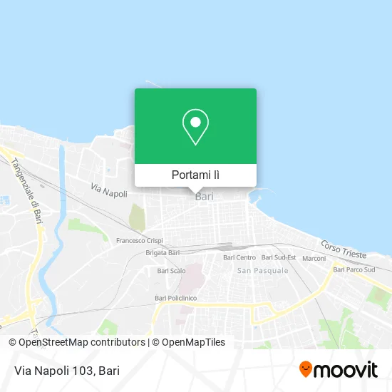 Mappa Via Napoli  103