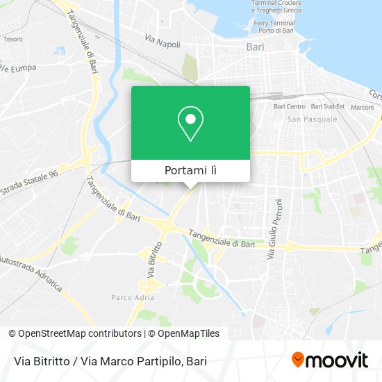 Mappa Via Bitritto / Via Marco Partipilo