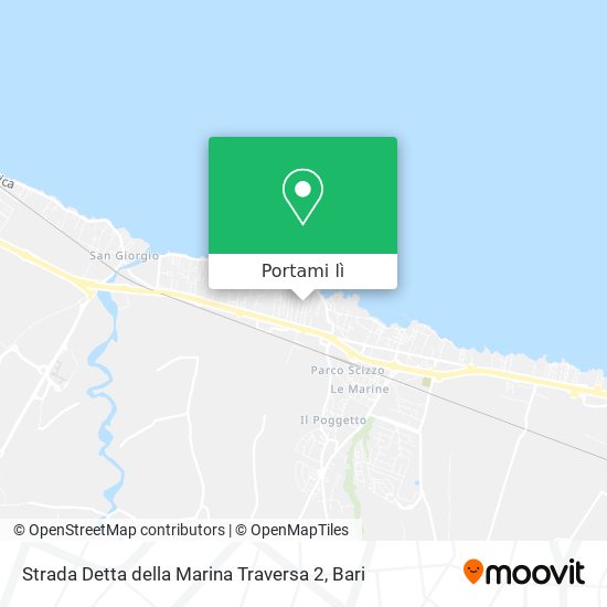 Mappa Strada Detta della Marina Traversa 2