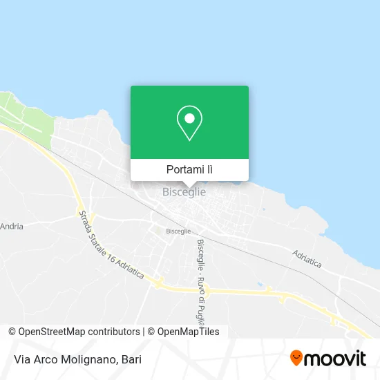 Mappa Via Arco Molignano