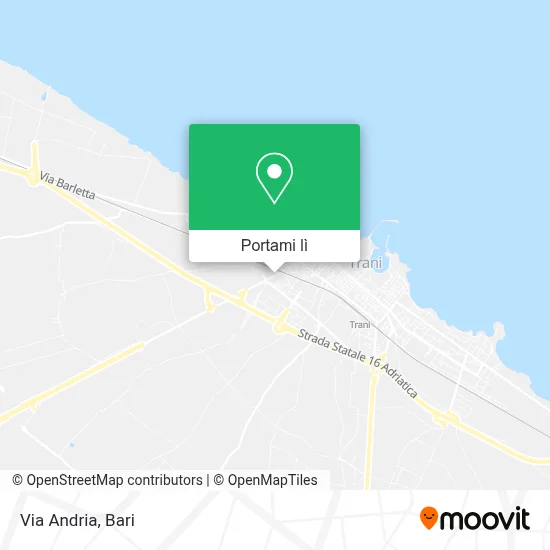 Mappa Via Andria