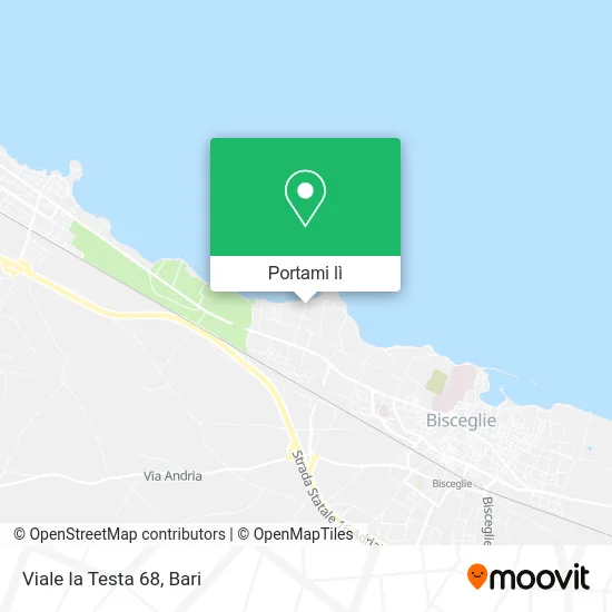 Mappa Viale la Testa 68