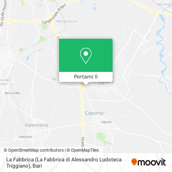 Mappa La Fabbrica (La Fabbrica di Alessandro Ludoteca Triggiano)