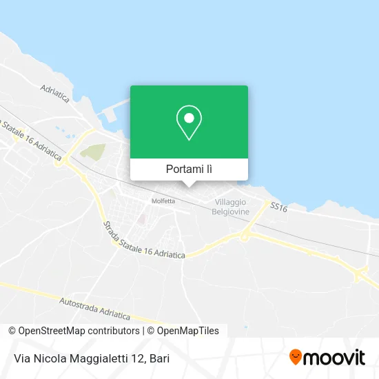 Mappa Via Nicola Maggialetti 12
