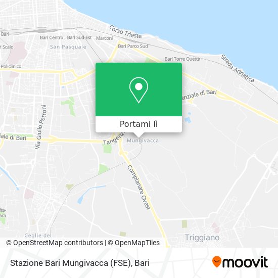 Mappa Stazione Bari Mungivacca (FSE)