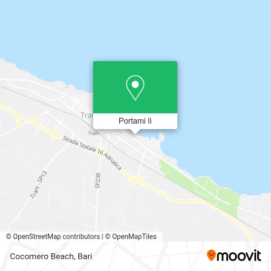 Mappa Cocomero Beach