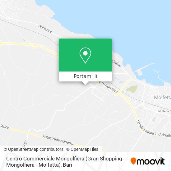 Mappa Centro Commerciale Mongolfiera (Gran Shopping Mongolfiera - Molfetta)