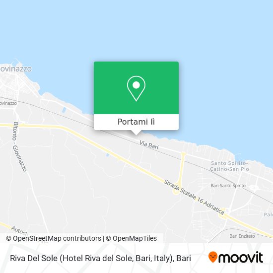 Mappa Riva Del Sole (Hotel Riva del Sole, Bari, Italy)