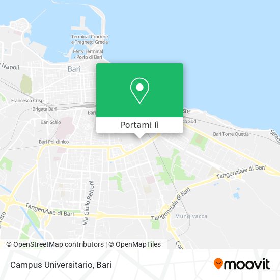 Mappa Campus Universitario