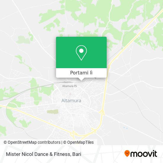 Mappa Mister Nicol Dance & Fitness