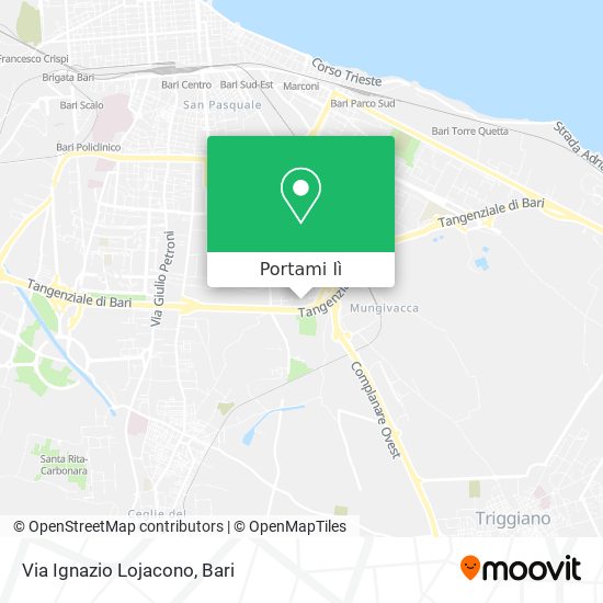 Mappa Via Ignazio Lojacono