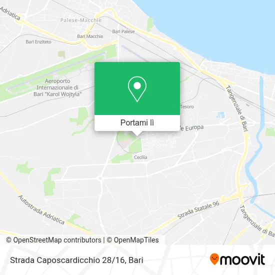 Mappa Strada Caposcardicchio 28/16