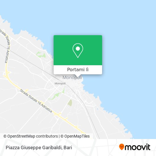 Mappa Piazza Giuseppe Garibaldi