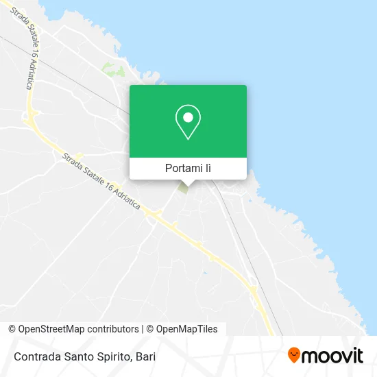 Mappa Contrada Santo Spirito