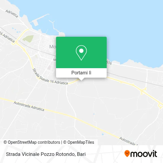 Mappa Strada Vicinale Pozzo Rotondo