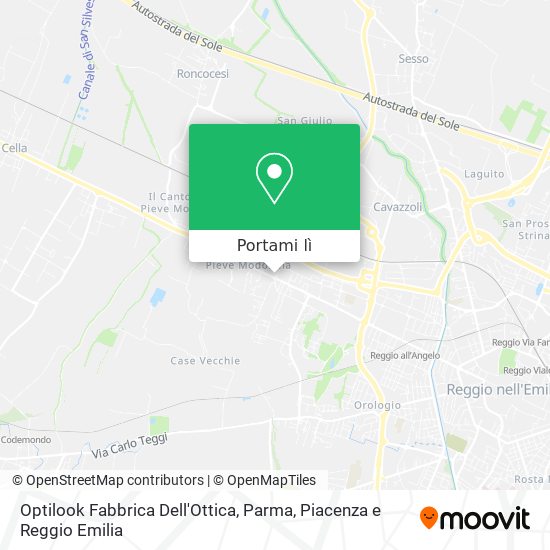 Come arrivare a Optilook Fabbrica Dell'Ottica a Reggio Nell' Emilia con Bus?