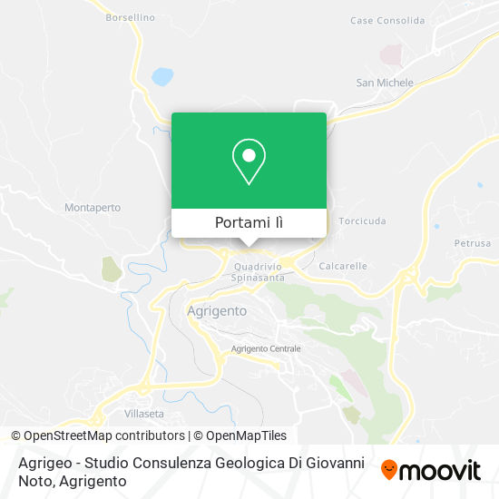 Mappa Agrigeo - Studio Consulenza Geologica Di Giovanni Noto