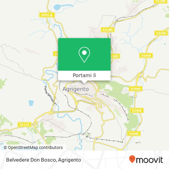 Mappa Belvedere Don Bosco