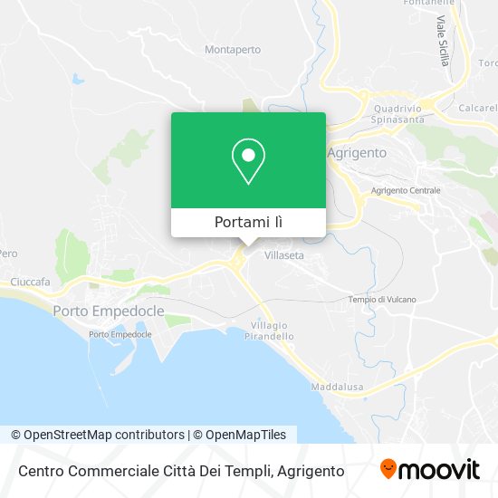 Mappa Centro Commerciale Città Dei Templi