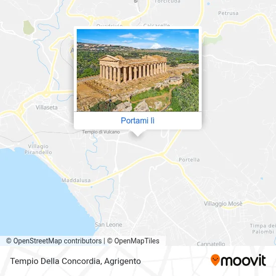 Mappa Tempio Della Concordia