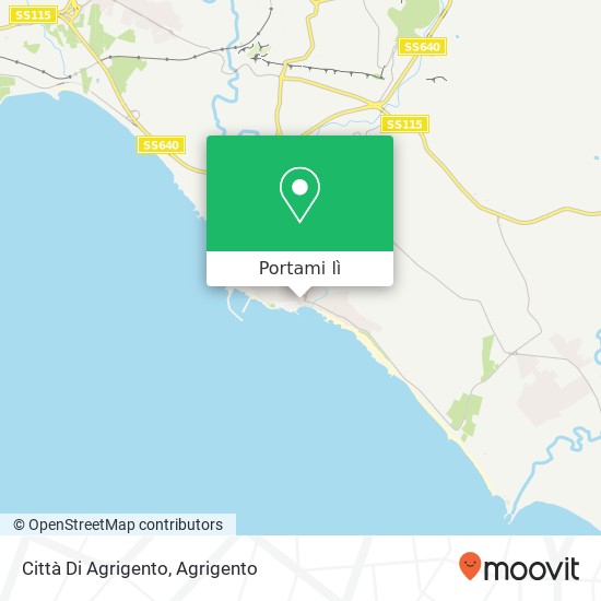 Mappa Città Di Agrigento