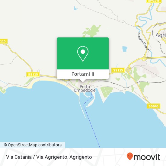 Mappa Via Catania / Via Agrigento