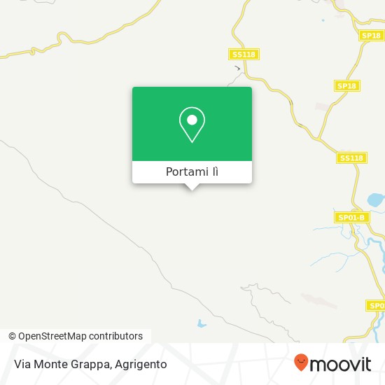 Mappa Via Monte Grappa