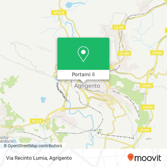 Mappa Via Recinto Lumia