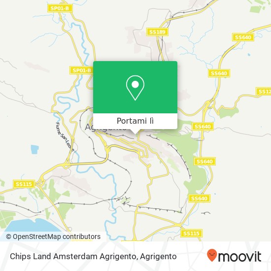 Mappa Chips Land Amsterdam Agrigento