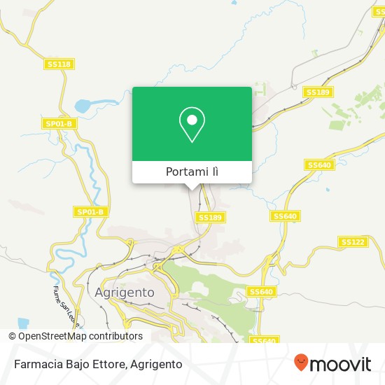 Mappa Farmacia Bajo Ettore