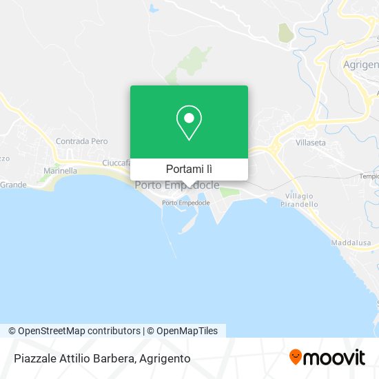 Mappa Piazzale Attilio Barbera