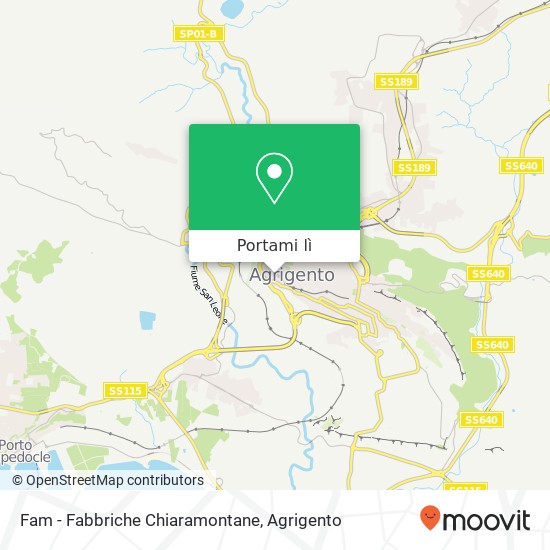 Mappa Fam - Fabbriche Chiaramontane