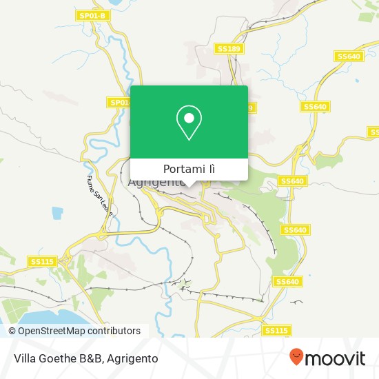 Mappa Villa Goethe B&B