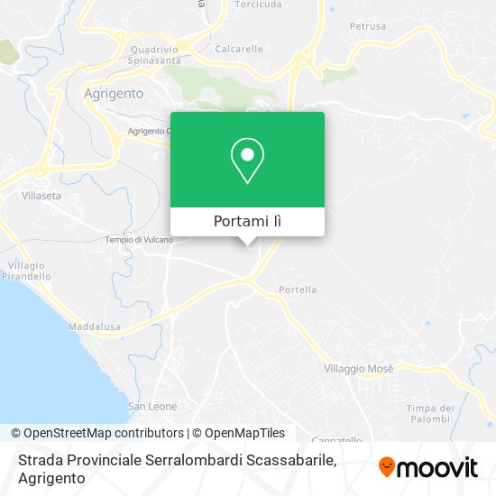Mappa Strada Provinciale Serralombardi Scassabarile