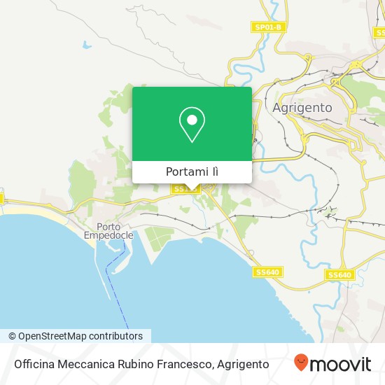 Mappa Officina Meccanica Rubino Francesco